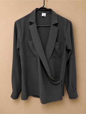 Iris & Ink Classic Black Blouse